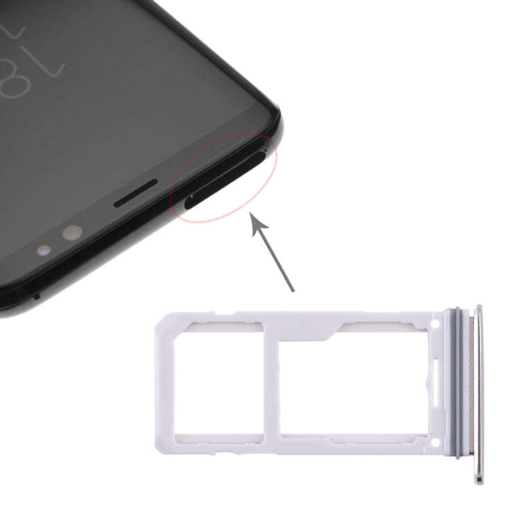 For Galaxy S8 / S8+ 2 SIM Card Tray / Micro SD Card Tray (Gold)