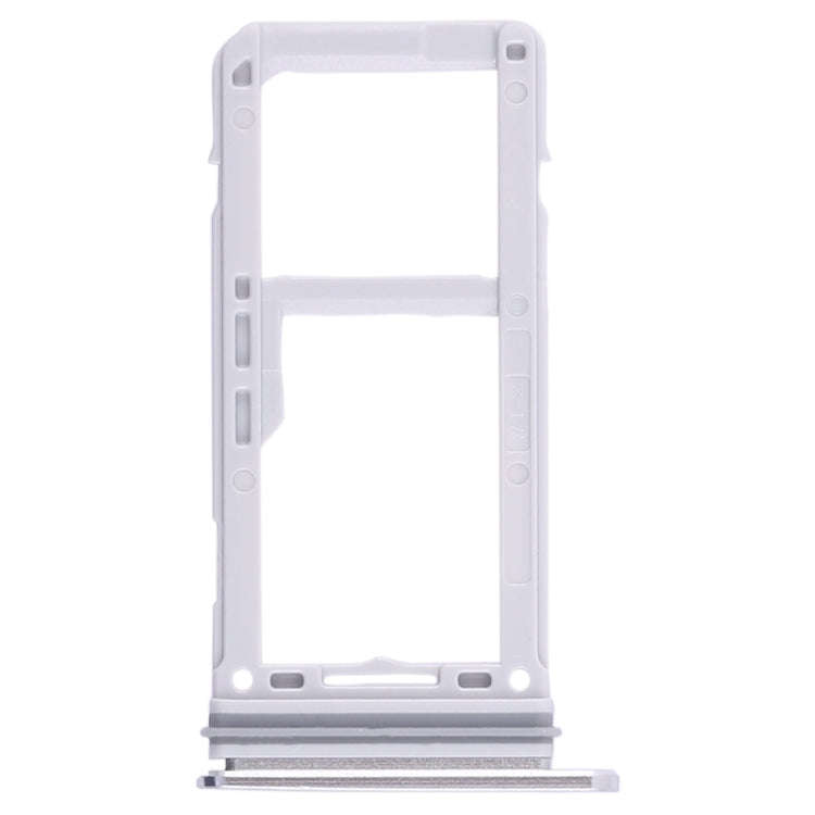 For Galaxy S8 / S8+ 2 SIM Card Tray / Micro SD Card Tray (Silver)