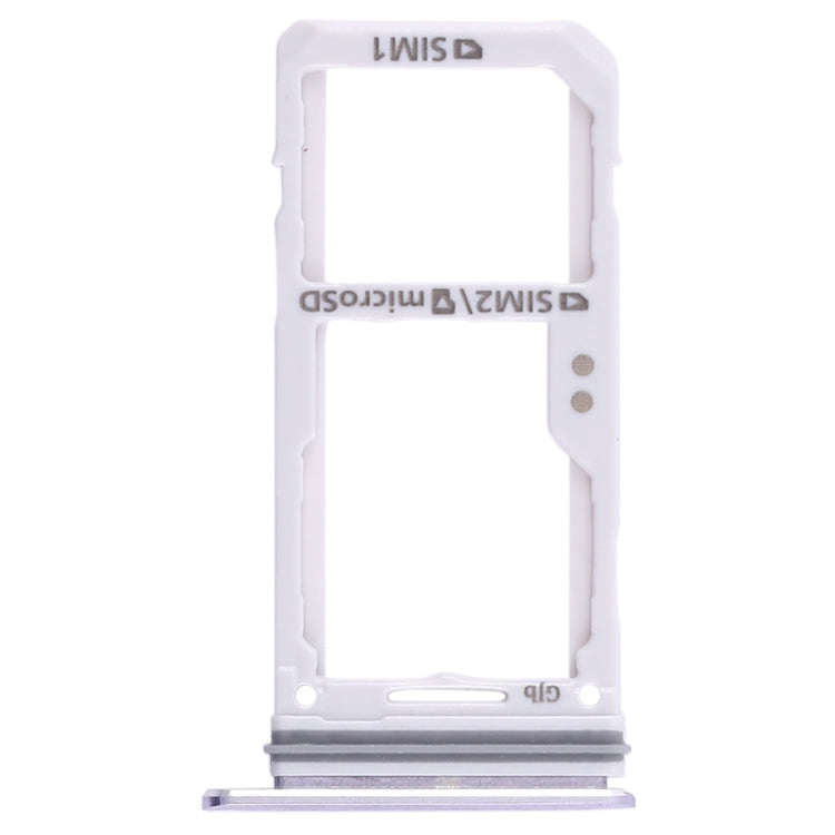 For Galaxy Note 8 2 SIM Card Tray / Micro SD Card Tray (Grey)