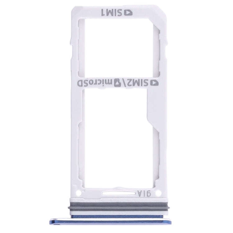 For Galaxy Note 8 2 SIM Card Tray / Micro SD Card Tray (Blue)