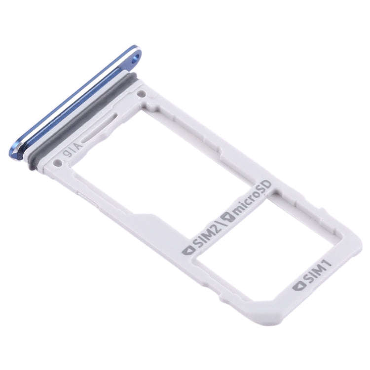 For Galaxy Note 8 2 SIM Card Tray / Micro SD Card Tray (Blue)