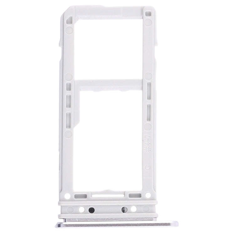 For Galaxy Note 8 2 SIM Card Tray / Micro SD Card Tray (Silver)