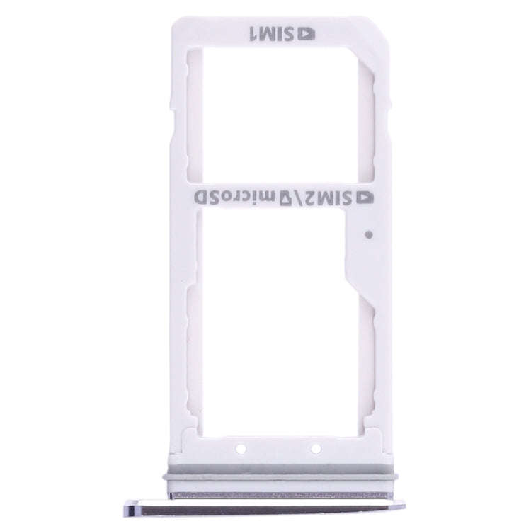 For Galaxy S7 2 SIM Card Tray / Micro SD Card Tray (Black)
