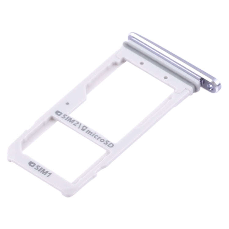 For Galaxy S7 2 SIM Card Tray / Micro SD Card Tray (Black)