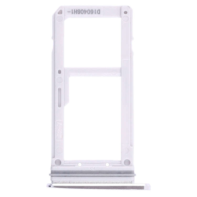 For Galaxy S7 2 SIM Card Tray / Micro SD Card Tray (White)