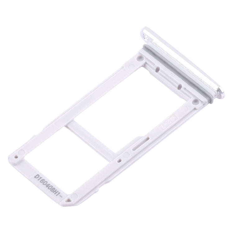 For Galaxy S7 2 SIM Card Tray / Micro SD Card Tray (White)
