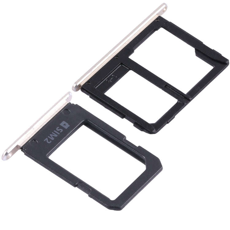 For Galaxy A5108 / A7108 2 SIM Card Tray + Micro SD Card Tray (Gold)