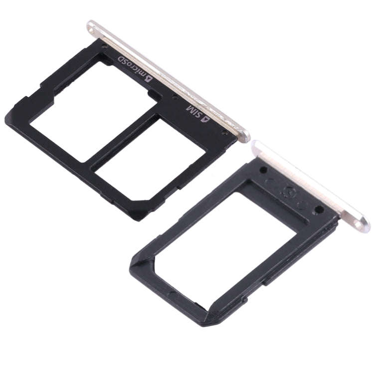 For Galaxy A5108 / A7108 2 SIM Card Tray + Micro SD Card Tray (Gold)