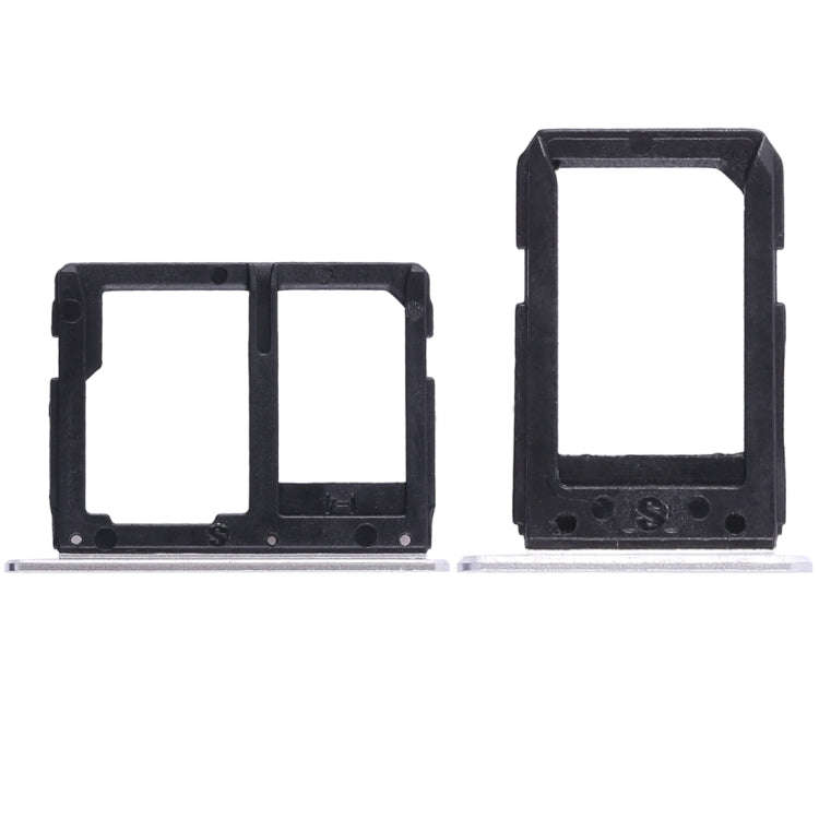 For Galaxy A5108 / A7108 2 SIM Card Tray + Micro SD Card Tray (White)