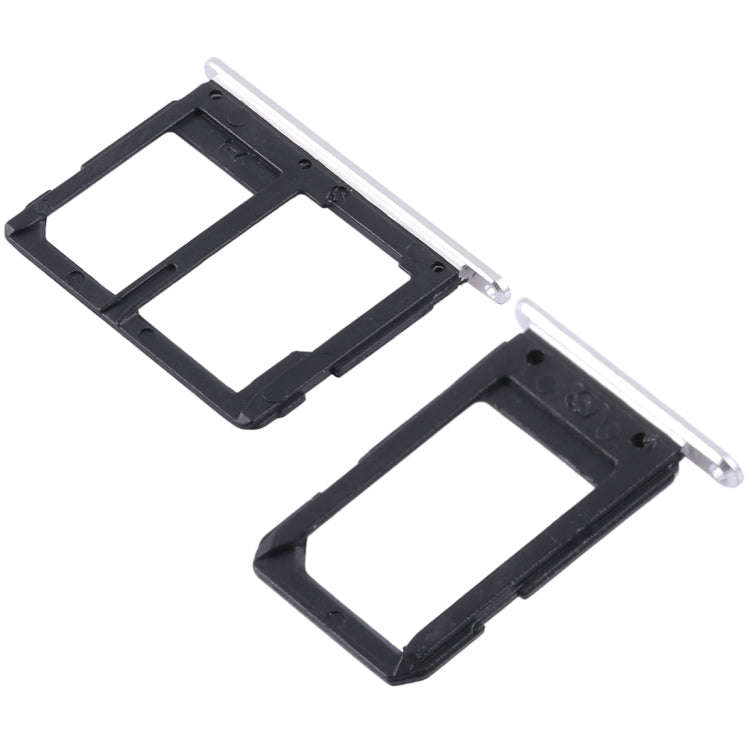 For Galaxy A5108 / A7108 2 SIM Card Tray + Micro SD Card Tray (White)