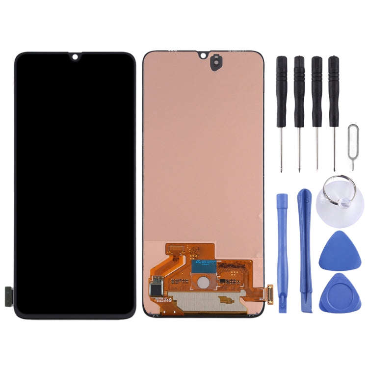 Super AMOLED LCD Screen for Samsung Galaxy A90 5G SM-A908B with Digitizer Full Assembly (Black)