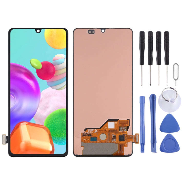 Super AMOLED LCD Screen for Samsung Galaxy A41 with Digitizer Full Assembly (Black)