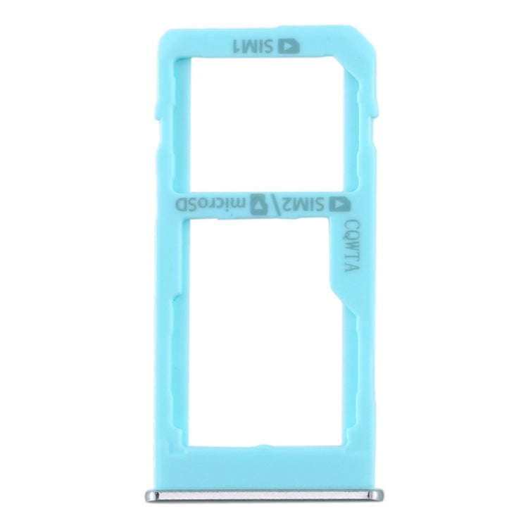 For Samsung Galaxy A60 SIM Card Tray + SIM Card Tray / Micro SD Card Tray (Baby Blue)