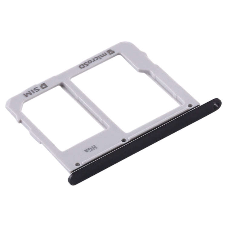 For Samsung Galaxy Tab S5e SM-T725 SIM Card Tray + Micro SD Card Tray (Black)