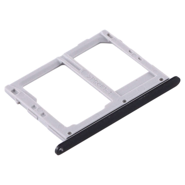 For Samsung Galaxy Tab S5e SM-T725 SIM Card Tray + Micro SD Card Tray (Black)