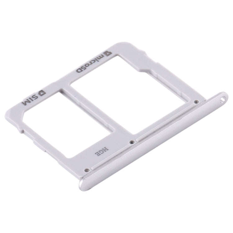 For Samsung Galaxy Tab S5e SM-T725 SIM Card Tray + Micro SD Card Tray (Silver)