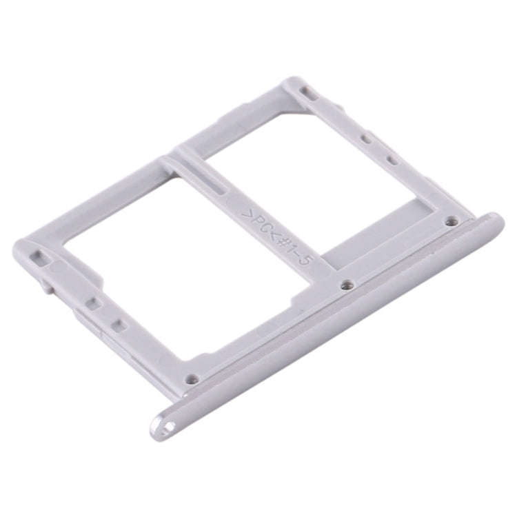 For Samsung Galaxy Tab S5e SM-T725 SIM Card Tray + Micro SD Card Tray (Silver)