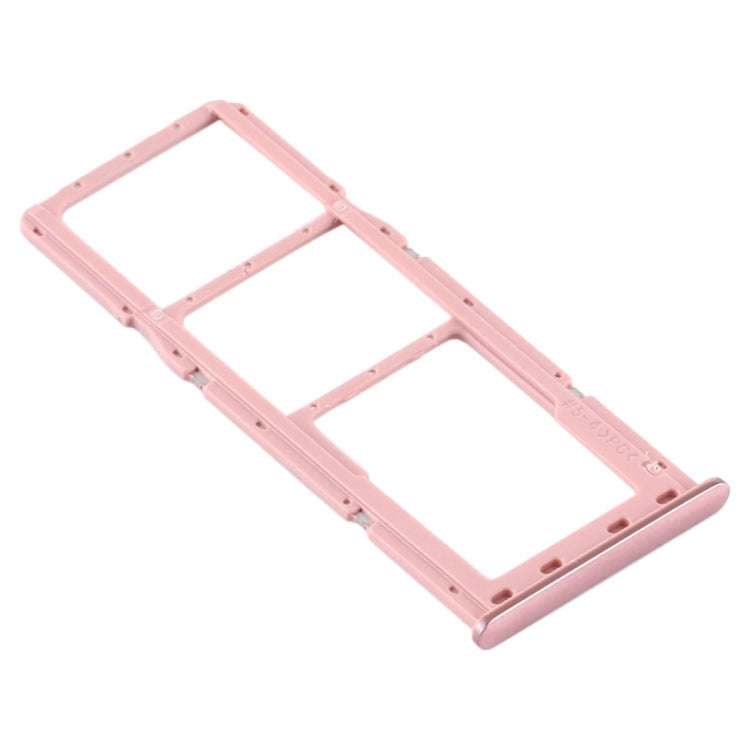 For Samsung Galaxy A71 SIM Card Tray + SIM Card Tray + Micro SD Card Tray (Pink)