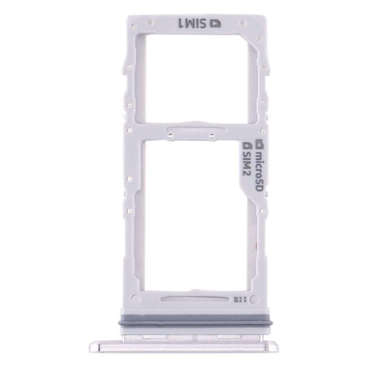 For Samsung Galaxy Note10+ SIM Card Tray + SIM Card Tray / Micro SD Card Tray (White)