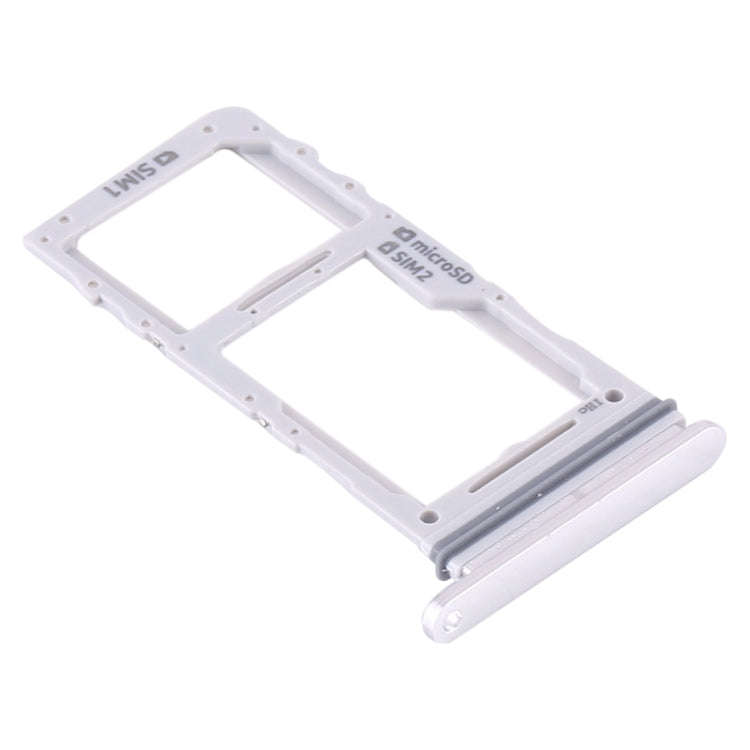 For Samsung Galaxy Note10+ SIM Card Tray + SIM Card Tray / Micro SD Card Tray (White)