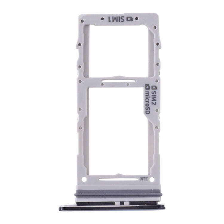 For Samsung Galaxy S20+ / Galaxy S20 Ultra SIM Card Tray + SIM Card Tray / Micro SD Card Tray (Bl...