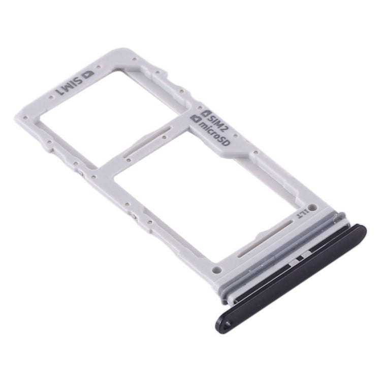 For Samsung Galaxy S20+ / Galaxy S20 Ultra SIM Card Tray + SIM Card Tray / Micro SD Card Tray (Bl...