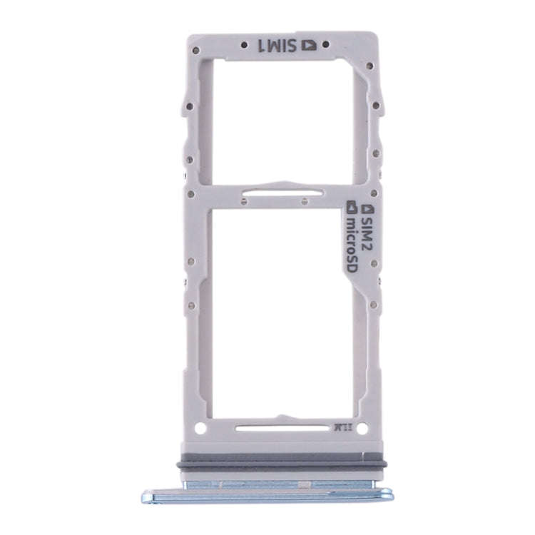 For Samsung Galaxy S20+ / Galaxy S20 Ultra SIM Card Tray + SIM Card Tray / Micro SD Card Tray (Blue)
