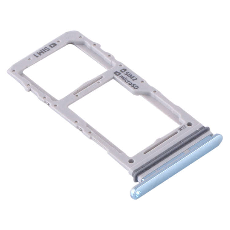 For Samsung Galaxy S20+ / Galaxy S20 Ultra SIM Card Tray + SIM Card Tray / Micro SD Card Tray (Blue)