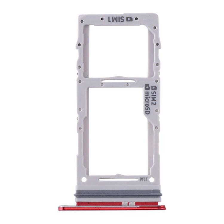 For Samsung Galaxy S20+ / Galaxy S20 Ultra SIM Card Tray + SIM Card Tray / Micro SD Card Tray (Red)