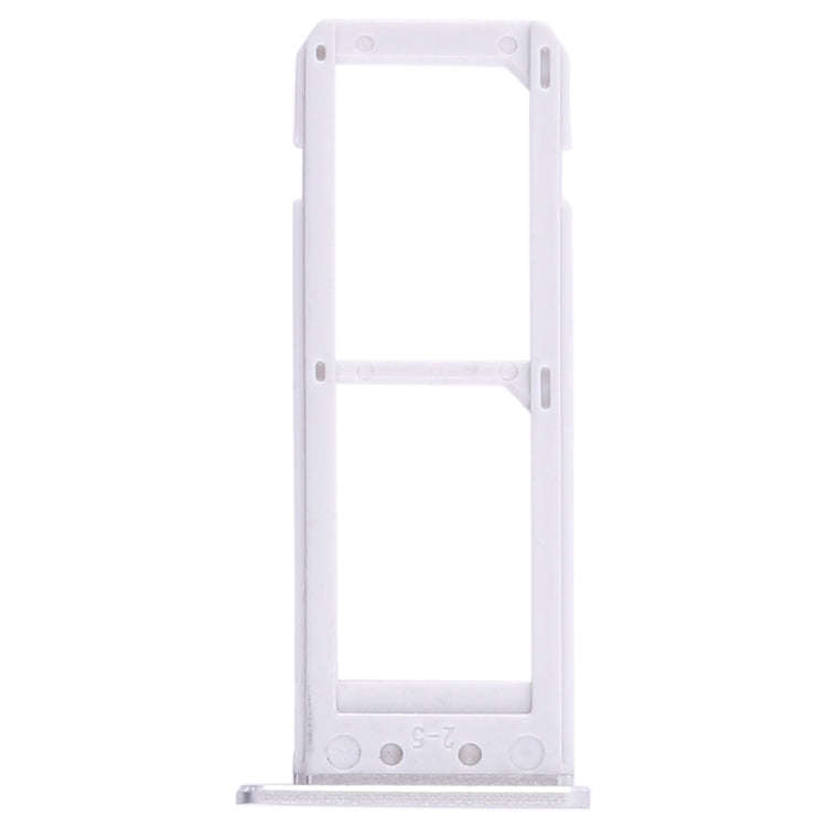 For Galaxy S6 Edge plus / S6 Edge+ 2 SIM Card Tray (Silver)