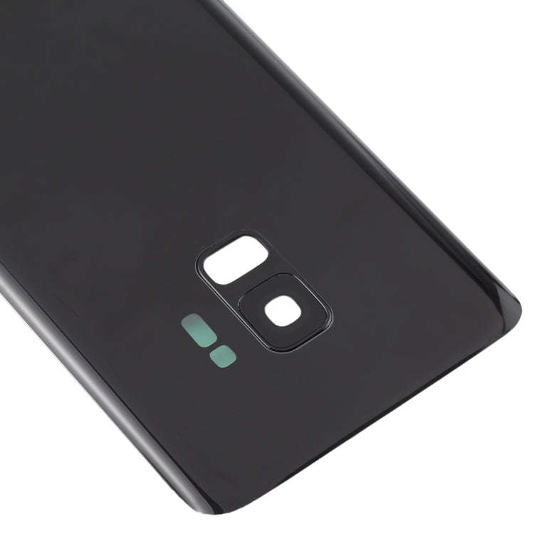 For Galaxy S9 Battery Back Cover with Camera Lens (Black)