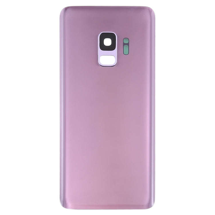 For Galaxy S9 Battery Back Cover with Camera Lens (Purple)