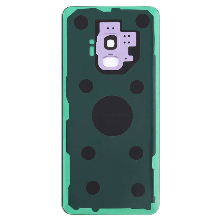 For Galaxy S9 Battery Back Cover with Camera Lens (Purple)