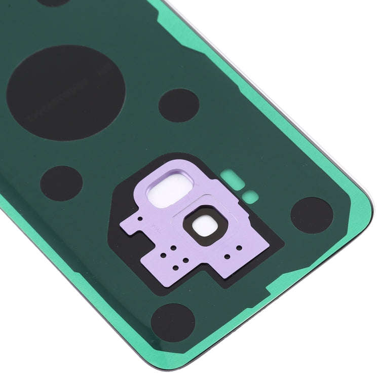 For Galaxy S9 Battery Back Cover with Camera Lens (Purple)