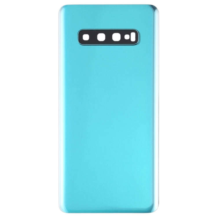 For Galaxy S10+ Battery Back Cover with Camera Lens (Green)