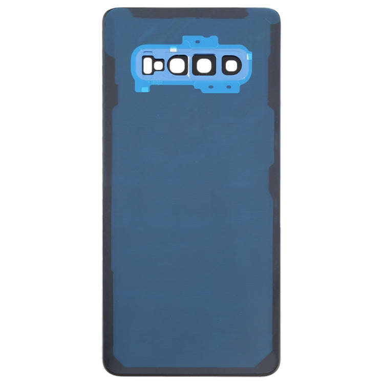 For Galaxy S10+ Battery Back Cover with Camera Lens (Blue)