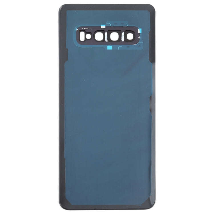 For Galaxy S10 Battery Back Cover with Camera Lens (Black)