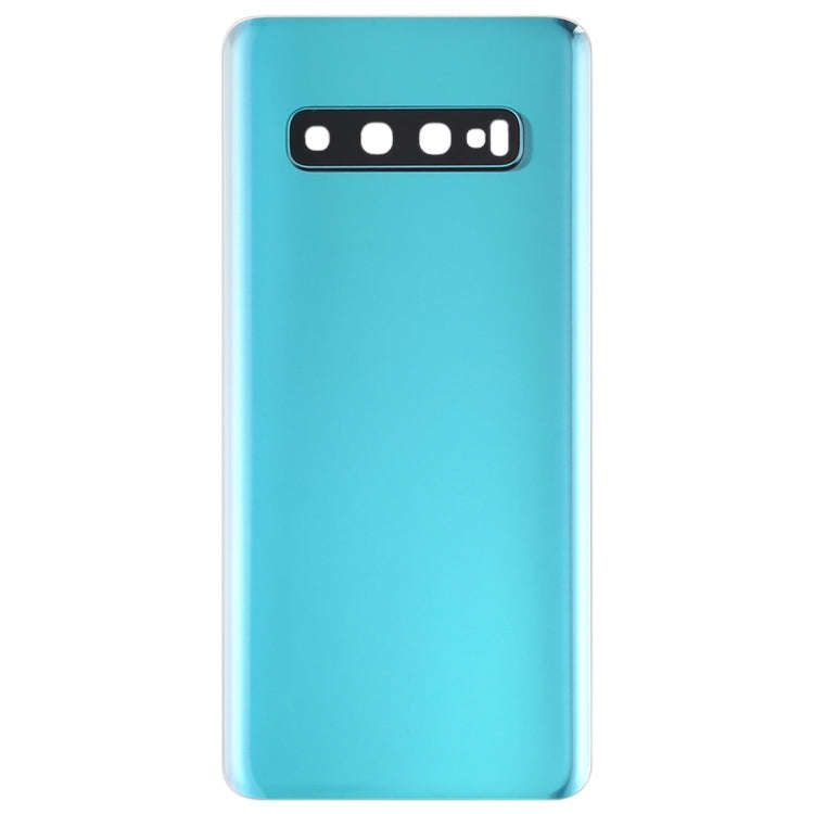 For Galaxy S10 Battery Back Cover with Camera Lens (Green)