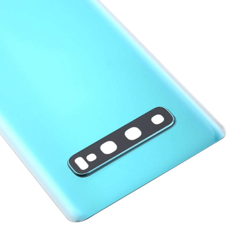 For Galaxy S10 Battery Back Cover with Camera Lens (Green)