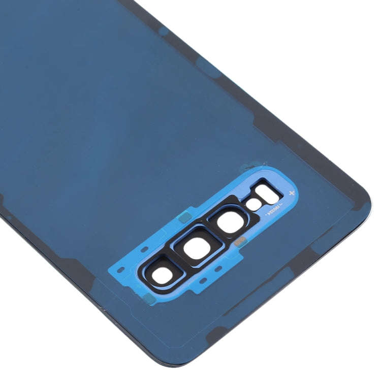 For Galaxy S10 Battery Back Cover with Camera Lens (Blue)