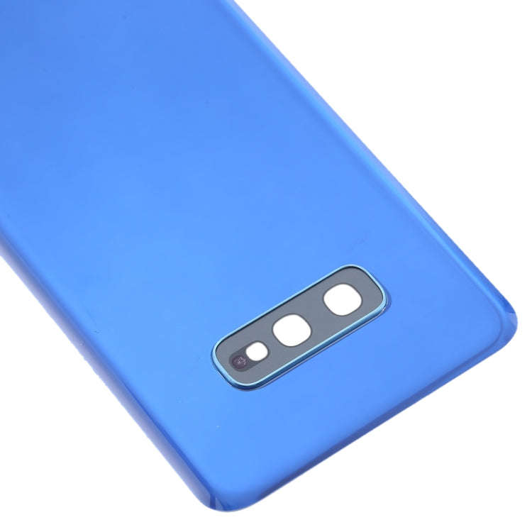 For Galaxy S10e Battery Back Cover with Camera Lens (Blue)
