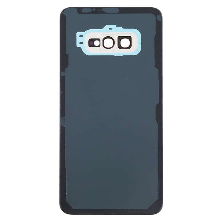 For Galaxy S10e Battery Back Cover with Camera Lens (White)