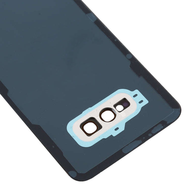 For Galaxy S10e Battery Back Cover with Camera Lens (White)