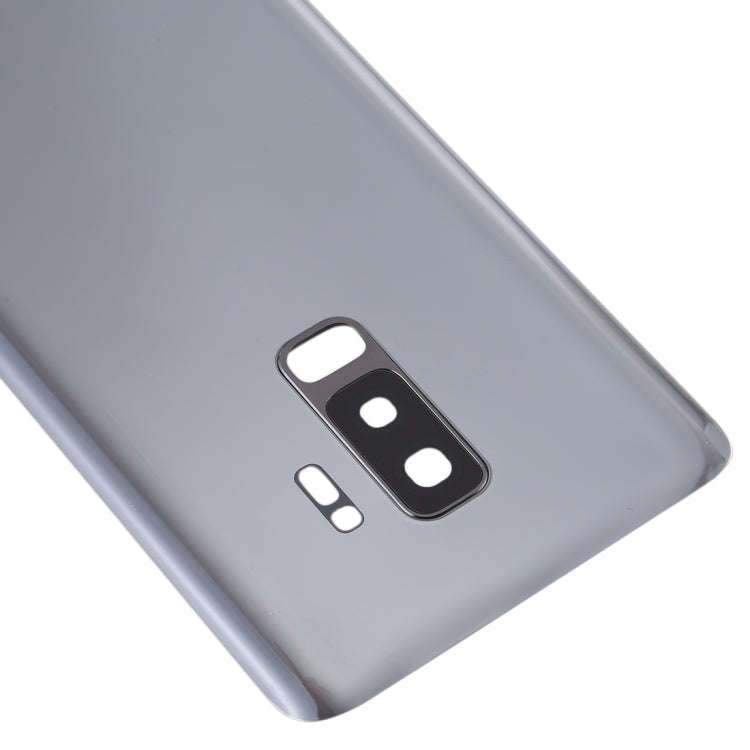 For Galaxy S9+ Battery Back Cover with Camera Lens (Grey)