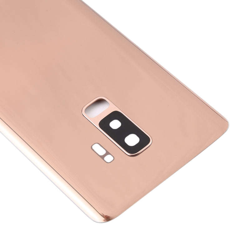 For Galaxy S9+ Battery Back Cover with Camera Lens (Gold)