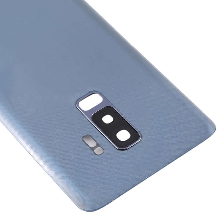 For Galaxy S9+ Battery Back Cover with Camera Lens (Blue)