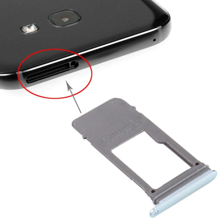 For Galaxy A5 (2017) / A520 & A7 (2017) / A720 SIM Card Tray + Micro SD Card Tray, Single Card (B...