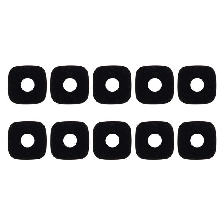 For Galaxy C9 Pro / C9000 10pcs Back Camera Lens(Black)