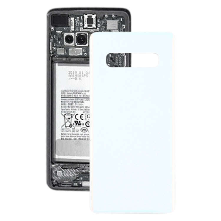 For Galaxy S10 Battery Back Cover (White)