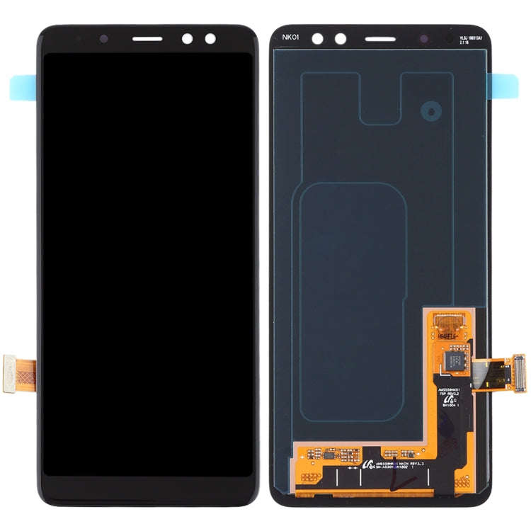 AMOLED LCD Screen for Galaxy A8 (2018) / A5 (2018) / A530 with Digitizer Full Assembly (Black)(Bl...